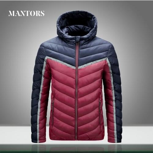 Winter New Mens Jacket Cotton Thick Warm Parkas Coats Male Casual Windbreaker Jackets Sportwear Slim Fit Zipper Hooded Outerwear