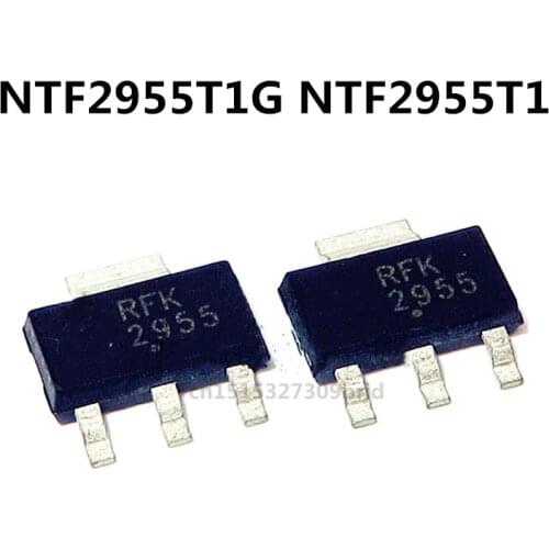 Original 5pcs/ NTF2955T1G NTF2955T1 2955 SOT-223 60V2.6A