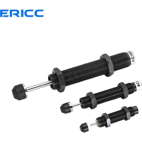 Pneumatic Cylinder Shock Absorber AC series AC0806 AC1005 AC1008 AC1210 Buffers with cap self-compensation Shock Absorber buffer