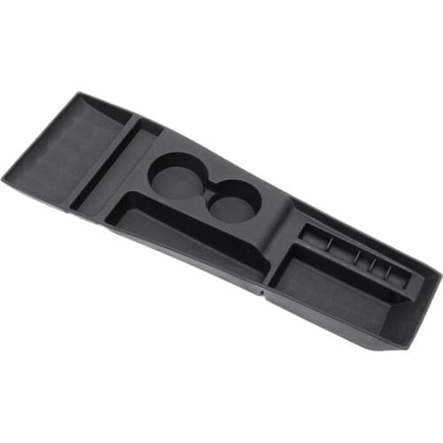 Car Center Console Armrest Box Storage Box Cup Holder For Tesla Model X / S 2012 2013 2014 2015 2016 2017