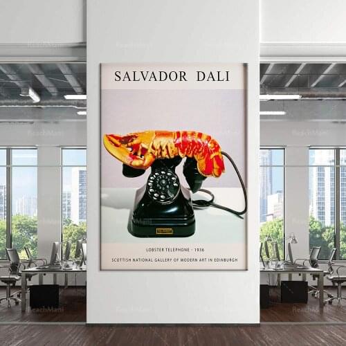 Salvador Dali affiche-galerie de qualité impression-homard téléphone-décoration d'art mural