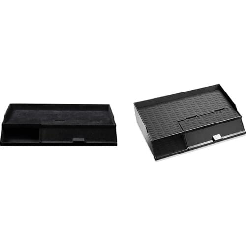 Glove Storage Box for Tesla MODEL 3 Model Y 2016-2021 Car Accessories Double Storey Non-Slip Storage Glove Box