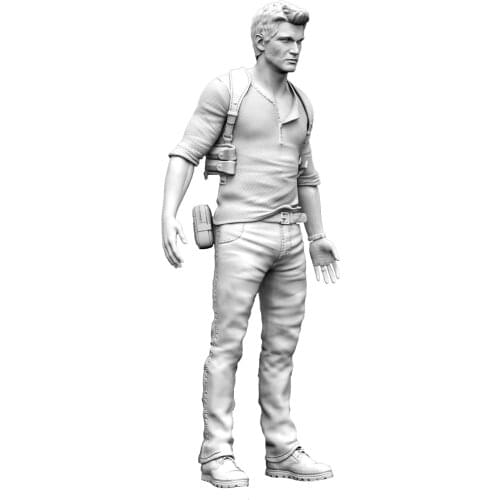 1/24 75mm 1/18 100mm Resin Model Kits Drake Figure Unpainted No Color RW-329