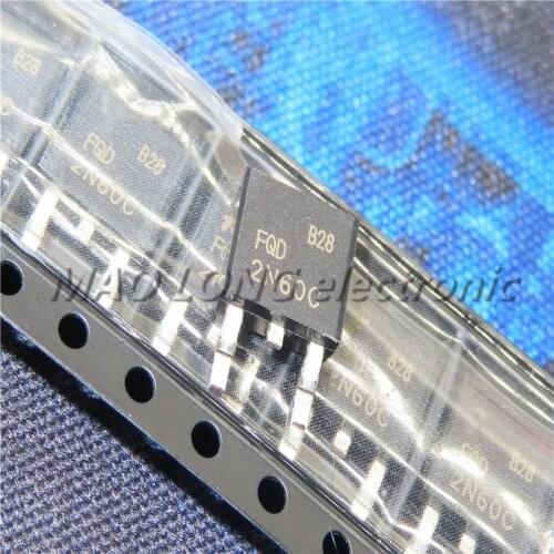 10PCS/LOT 2N60C FQD2N60C TO-252 SMD MOS FET In Stock New Original