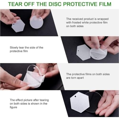 120 Pcs Acrylic Keychain Blanks with Key Rings Jump Rings Round Clear Discs Circles Colorful Tassel Pendants