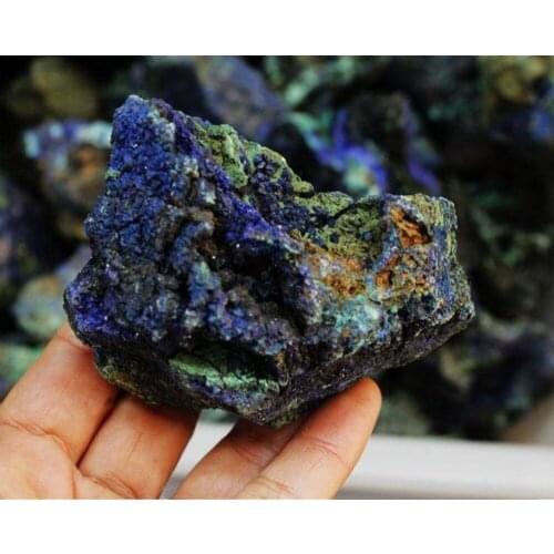 200g natural azurite crystal original stone blue quartz Mineral samples very beautiful as decoration