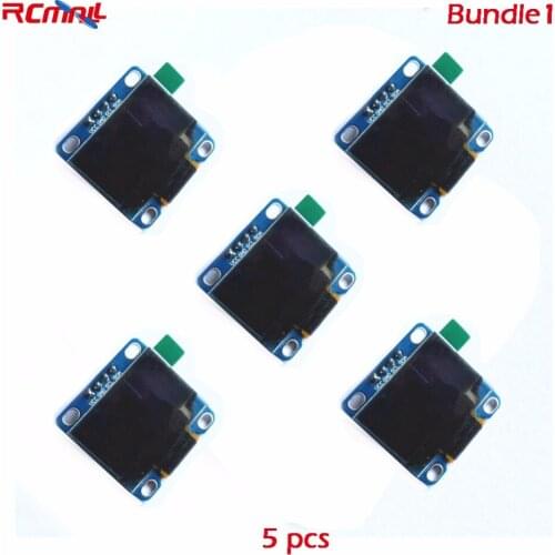 5/10pcs RCmall 0.96" Inch Blue I2C IIC Serial 128X64 OLED LCD LED Display Module for Arduino 51 MSP420 STIM32 SCR FZ1112-DIY
