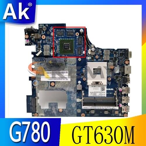 Akemy QIWG7 LA-7983P For Lenovo G780 Laptop Motherboard PGA989 HM77 DDR3 GPU GT630M GT635M 100% Test