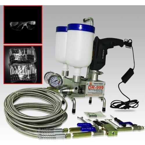 SLAB LIFT Epoxy Injection pump Polyurethane Foam remote control Grouting Dual Element!! Water Stop concrete repair Machine