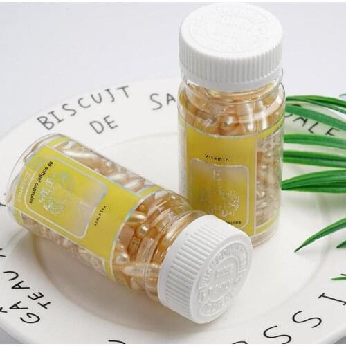 90pcs Vitamin E Capsules Moisturizing Nutrition Removal Acne Skin Capsule Hot Freckle Brighten Serum Cream Sale Whit B1F7