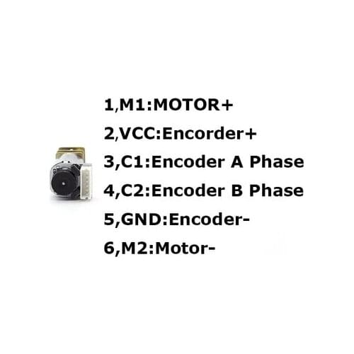 N20 Mini DC Gear Motor With Speak Encoder GA12-N20 Gear Motor Velocity Measurement For DIY Smart Car Chassis RC Remote Control