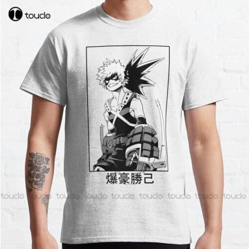 New Katsuki Bakugo Classic T-Shirt Womens Fishing Shirt S-5Xl Cotton Tee Shirt