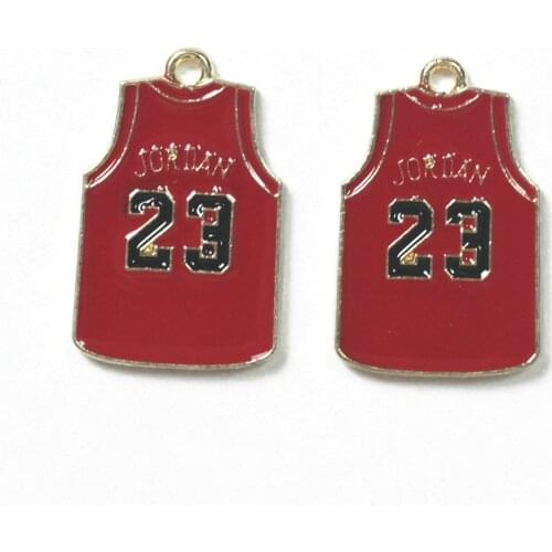 Novelty earrings, Korean earrings, quirky jewelry, Slam Dunk jersey dripping alloy jewelry accessories bracelet pendant