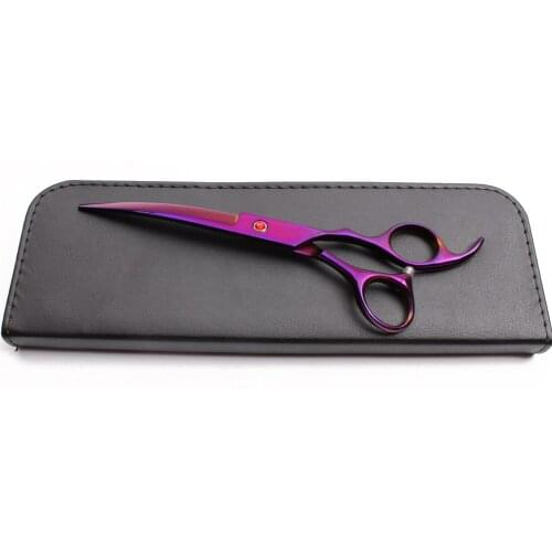 Bend Down Shears 8" 21cm Stainless Customized Logo Pets Scissors Animal Scissors Dog Grooming Scissors Dog Curved Scissors C4008