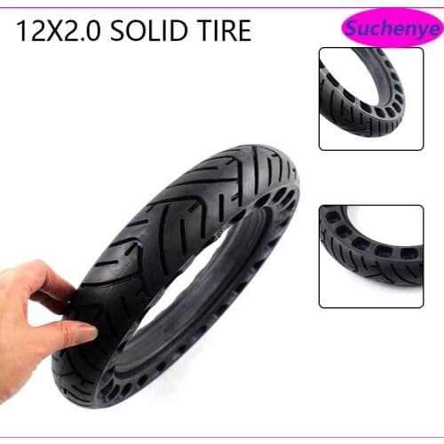 12 inch 12x2.0 Solid Non-inflatable Wheel Tire for bike folding Electric Scooter Gas scooter E-bike 12*2 Tire