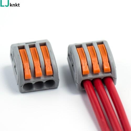 Universal Cable Connectors 212-TYPE Fast Home Compact Connection push in Wiring Terminal Block PCT-213 Splice