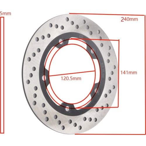 Motorcycles Rear Brake Disc Rotor for Suzuki GW250 GSR600 GSF650 Bandit GSX650F SFV650 Gladius GSR750 GSX750S GSF1250 GSX1250