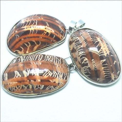 Nature nassariidae pendants mother of pearl pendants for necklace pendants making accessories tourism beach gifts white colors