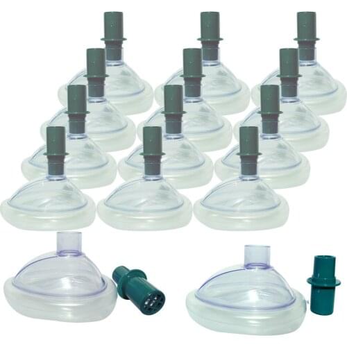 10 sets Adult/Child CPR Training Face shield with Training valves First Aid Kit CPR Resuscitator First Aid Kit Tools