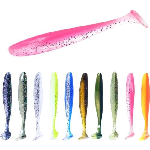 10pcs/Lot Soft Lures Silicone Bait 5cm/7cm/9cm Goods For Fishing Sea Fishing Pva Swimbait Wobblers Artificial Baits Tackle