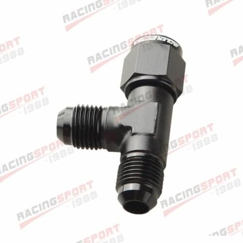 6AN Male To AN6 Male To AN-6 Female Flare Tee T Piece Fuel Fitting Aluminum