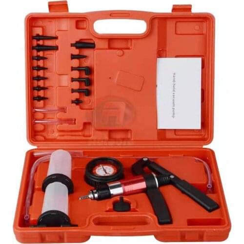 Auto Car Oil Changing Pumping Tool Hand Held Vacuum Pump Brake Bleeder Set Pumping and Oiling Dual Purpose