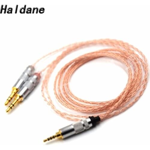 Free Shipping Haldane 2.5mm TRRS Balanced 8 core Litz braid Headphone Upgrade Cable for MDR-Z7 Z7M2 MDR-Z1R D600 D7100