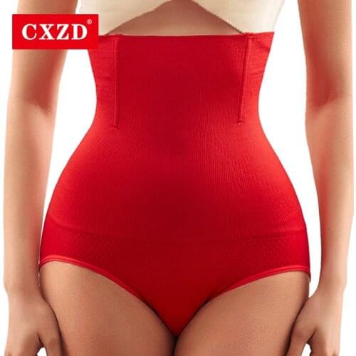 CXZD Women Waist Trainer Tummy Control Panties Body Shaper High Waisted Shapewear Briefs Butt Lifter Slimming Corset Seamless