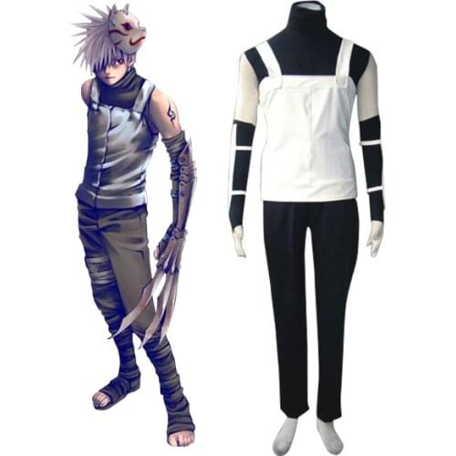 Hatake Kakashi Anbu Uniform Cosplay Costume