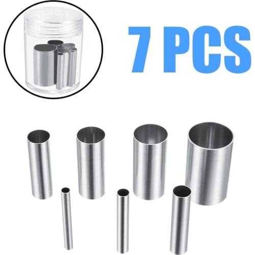 Mini Clay Cutters 7pcs Circle Polymer Ceramic Pottery Round Punch Dotting Tools Can Carving Variety Of Different Shapes