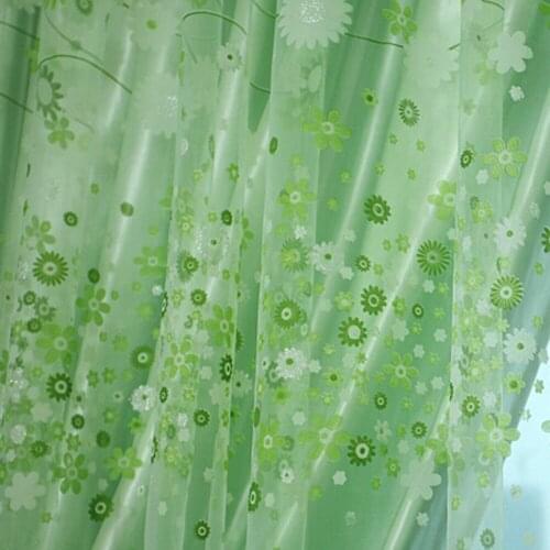 Voile Window Curtain For Children Room Living Room Curtain Floral Pattern Sheer Voile Panel Drapes Curtains Panel Fabric #P2