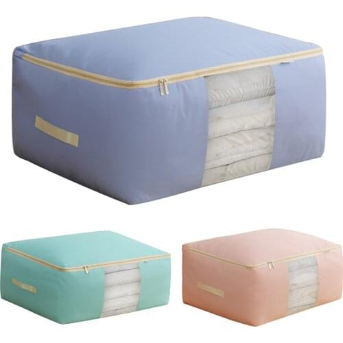 Foldable Storage Bags Clothes Organizer Dust Proof Foldable Oxford Cloth Quilt Large Capacity Under Bed Storage Sorting Bags