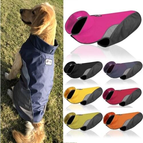 Reflective Pet Dog Clothes Waterproof Dog Coat Pet Jacket Puppy Vest Warm Outfit Clothing for Big Dogs XS-XXXL Dropshipping