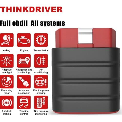 THINKCAR Thinkdriver Full System Professional Obd2 Automotive Scanner Bluetooth 15 Reset Functions OBD 2 Car Diagnostic Tool