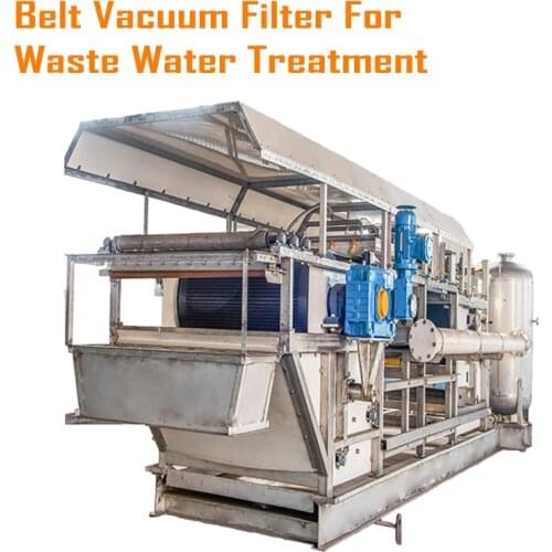 Sewage treatment plant DU33.6m2 belt vacuum filter for waste water treatment filter press filter press for food industry