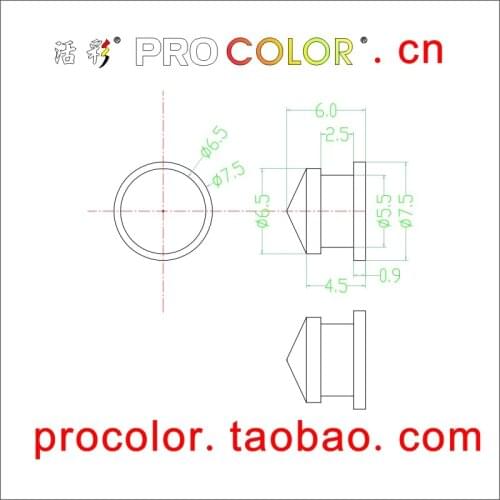 Snap-on Silicone Rubber Grommet Seal hole plug resistance to high temperatures corrosion, and stress-cracking 5.5 5.5mm 7/32" mm