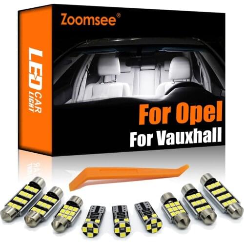 Zoomsee Interior LED For Vauxhall Opel Insignia A Astra H J K Vectra C MOKKA X Corsa C D E Grandland X Adam Canbus Vehicle Light