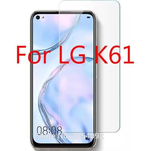 2PCS Screen Protector On The For LG K61 Hardness Premium Tempered Glass Safety Shield Protective Film Protection