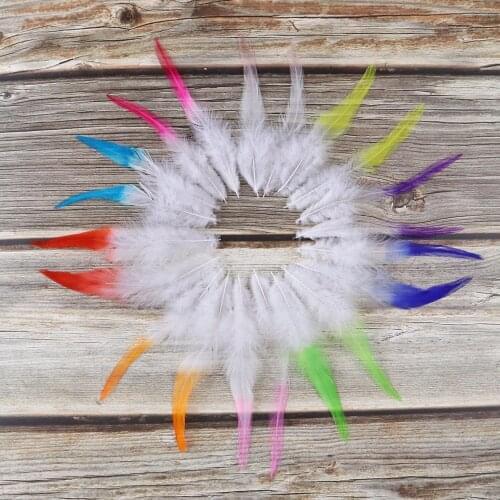50pcs Chicken Rooster Feather Jewelry Earring Party Accessory 5-6 inch Pheasant Decoration feathers for Crafts Home Craft Making
