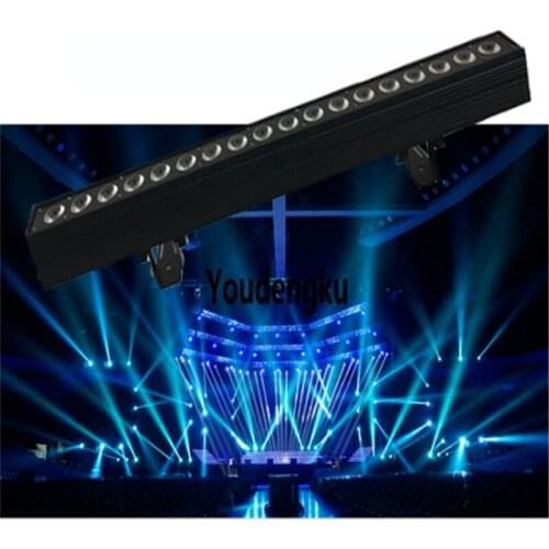 8 pieces Non-waterproof wedding aluminium decorative washer linear wall washer led light rgbw led bar dmx 18x10w