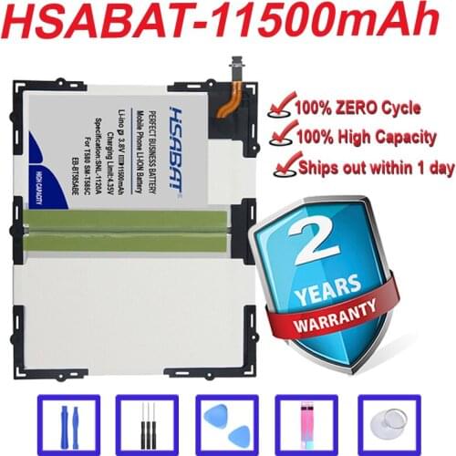 Top Brand 100% New 11500mAh EB-BT585ABE Battery for Samsung Galaxy Tablet Tab A 10.1 2016 T580 SM-T585C T585 T580N in stock