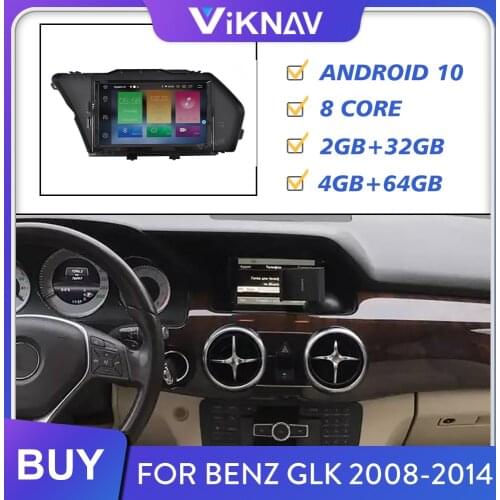 Android 10 Car Radio Multimedia player For Mercedes Benz GLK X204 GLK300 GLK350 2008 2009 2010 2011 2012 2013 2014