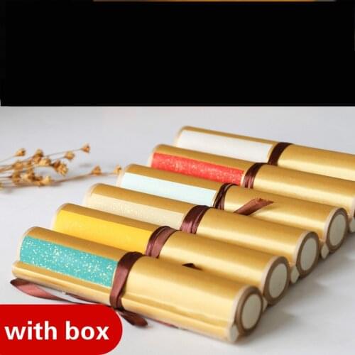 Calligraphy Xuan Paper Hanging Scroll with Golden Spot Papel Arroz Xuan Paper Scroll Chinese Painting Batik Half Ripe Rice Paper