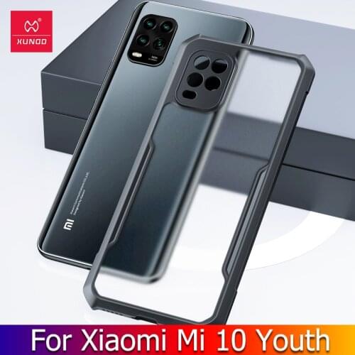 XUNDD Shookproof Case For Xiaomi Mi 10 Youth Case Protective Cover Airbag Bumper Transparent Shell For Xiaomi Mi10 Lite Case