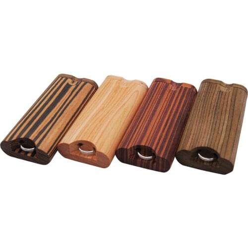 Wood Cigarette Case Cigarette Box Tobacco Accessories with One Cigarette Smoke Smoking Pipe Tobacco Box