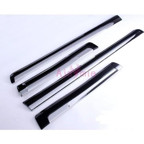 For Toyota Land Cruiser Prado FJ150 2010-2018 Side Garnish Black White Green Color Door Moulding Trim Prado Accessories