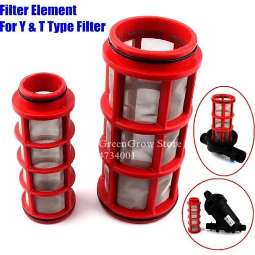 130 Micron 120 Mesh Screen Filter Element T Y Type Filter Aquarium Fish Agricultural Garden Irrigation Syetem Water Filtration