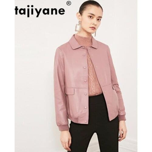 Jacket Leather Genuine Women Sheepskin Coat Woman Coats Korean Womens Clothing Autumn Cuero Genuino 6C09309090 WPY762