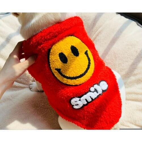 Cute Autumn Winter Pet Dog Warm Clothes for Small Dogs Chihuahua Jacket French Bulldog Thick Jacket Pug Costume S-2XL