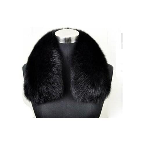 Man and womens clothing collar accessories fashion fur fox scarves 100% Real fox fur collar winter fur scarf free shipping